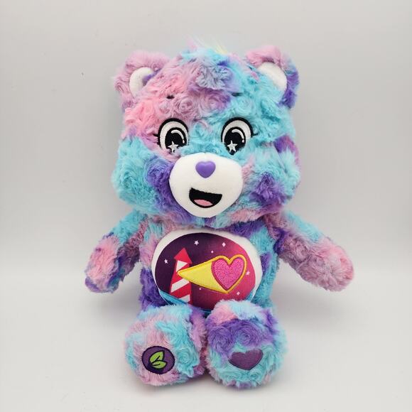 Care Bears Loveshine Bear Plush 12" Multicolor Lighthouse Heart Stuffed Animal - Picture 1 of 8